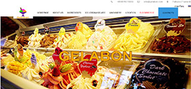 Ice cream website and e-commerce